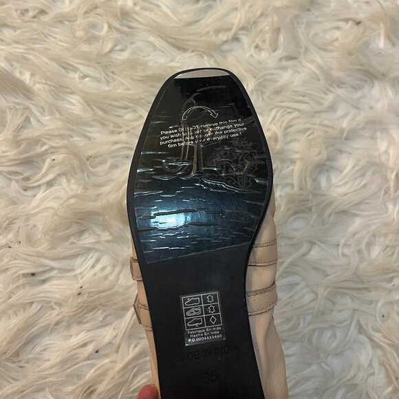 NWOT Free People Gemini Ballet Flat In Natural Size 8.5 Tan Beige Slip on She - Picture 6 of 6